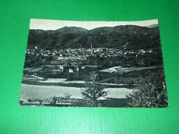 Cartolina Serravalle Sesia - Panorama 1955 ca.