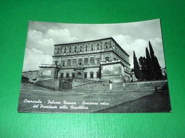 Cartolina Caprarola - Palazzo Farnese - Residenza estiva del Presidente …