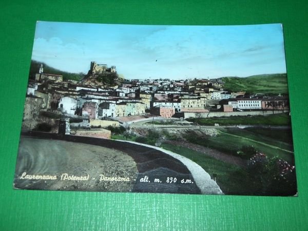 Cartolina Laurenzana ( Potenza ) - Panorama 1973