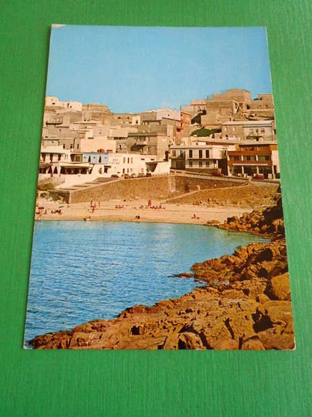 Cartolina Castelsardo - Spiaggetta di La Marina 1975 ca
