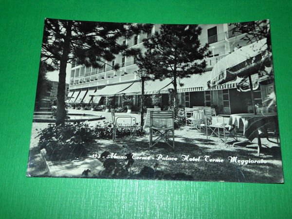 Cartolina Abano Terme - Palace Hotel Terme Meggiorato 1966