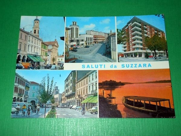Cartolina Suzzara ( Mantova ) - Vedute diverse 1971