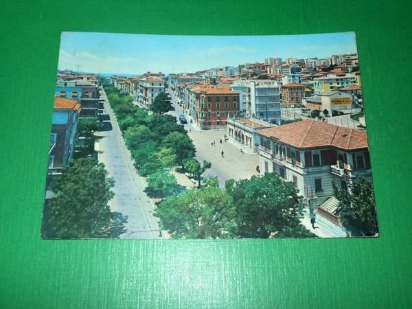 Cartolina Ancona - Panorama e Viale della Vittoria 1971