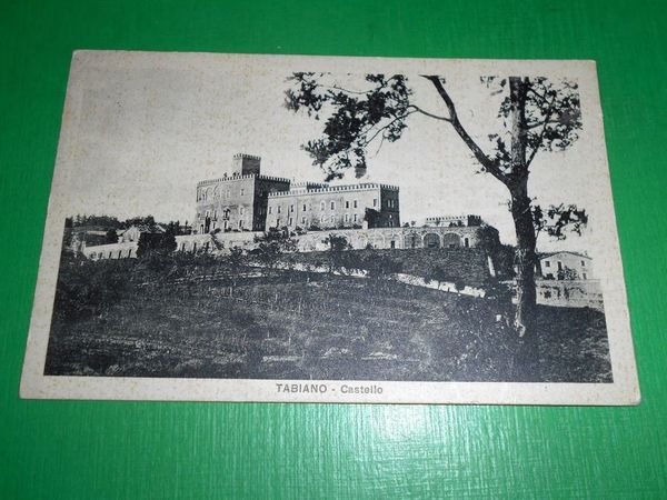 Cartolina Tabiano - Castello 1930 ca