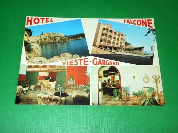 Cartolina Vieste Gargano - Hotel Falcone - Vedute diverse 1965 …