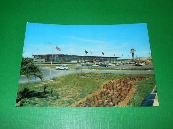 Cartolina Roma - Fiumicino Aeroporto Intercontinentale Leonardo Da Vinci 1961 …