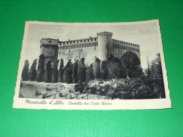 Cartolina Monticello d'Alba ( Cuneo ) - Castello dei Conti …