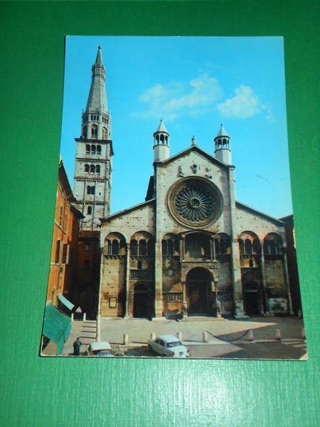 Cartolina Modena - Facciata del Duomo 1963 | Immagine principale