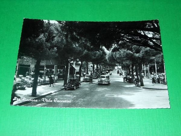 Cartolina Riccione - Viale Ceccarini 1965