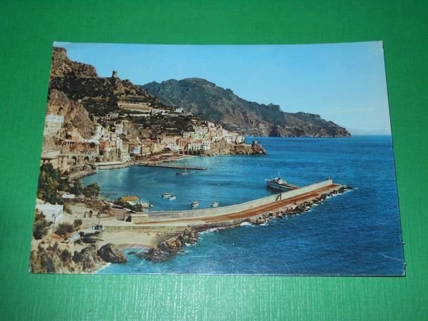 Cartolina Amalfi - Panorama col Porto 1966 | Immagine Gallery 1