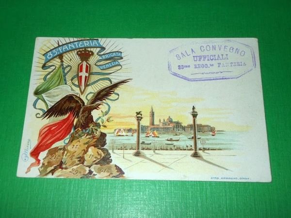 Cartolina Militaria - 83° Reggimento Fanteria - Brigata Venezia 1920 …