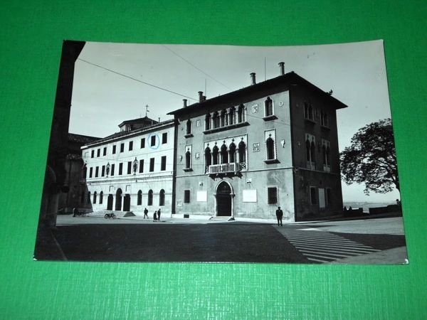 Cartolina Belluno - Il Municipio ed il Tribunale 1964.