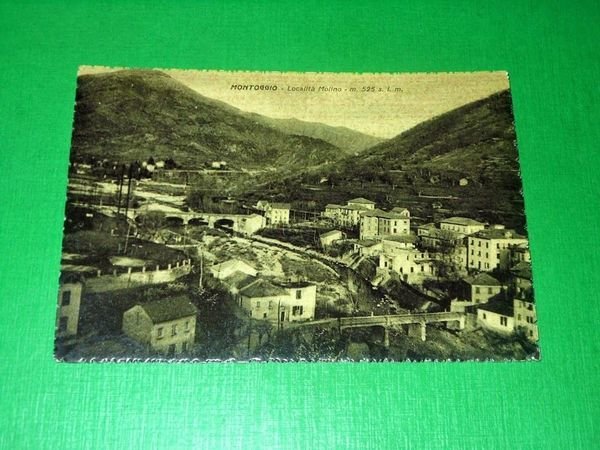 Cartolina Montoggio - Località Molino - Panorama 1952