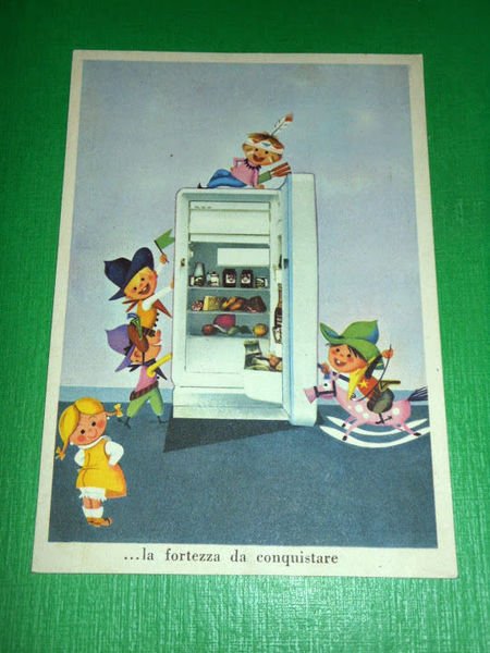Cartolina Pubblicità - Frigoriferi REX - . La fortezza da …