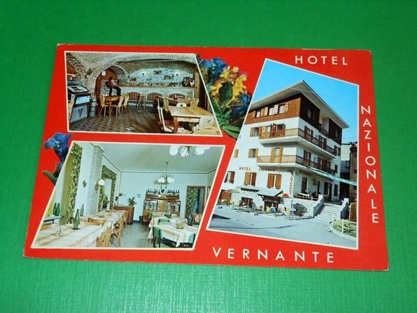 Cartolina Vernante ( Cuneo ) - Hotel Nazionale - Vedute … | Immagine principale