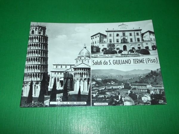 Cartolina Saluti da S. Giuliano Terme ( Pisa ) - …