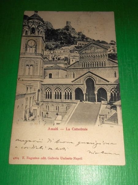 Cartolina Amalfi - La Cattedrale 1910 ca