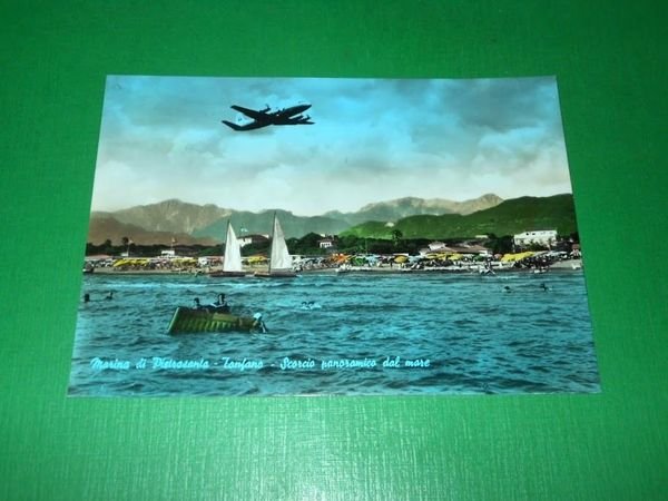 Cartolina Marina di Pietrasanta - Scorcio panoramico 1963