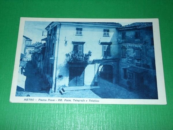 Cartolina Netro - Piazza Piave - RR. Poste Telegrafo e …