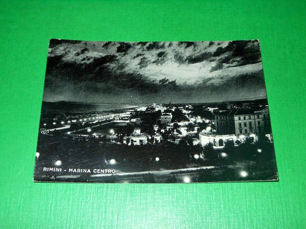 Cartolina Rimini - Marina Centro 1960