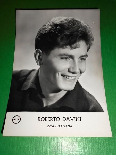 Cartolina Musica - Cantante Roberto Davini 1960 ca