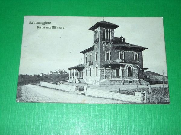 Cartolina Salsomaggiore - Ristorante Milanese 1907