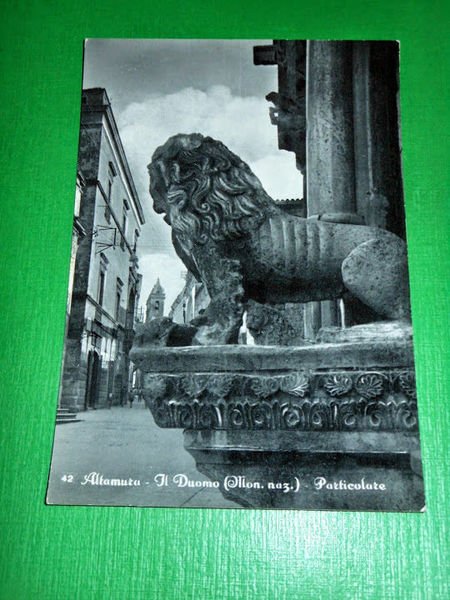 Cartolina Altamura - Il Duomo - Particolare 1959