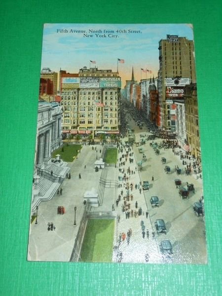 Cartolina New York City - Fifth Avenue, North from 40th …