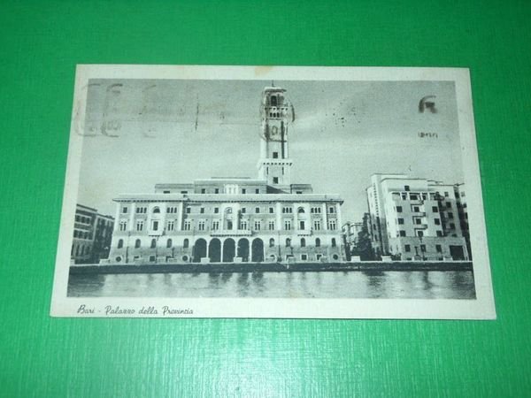 Cartolina Bari - Palazzo della Provincia 1941