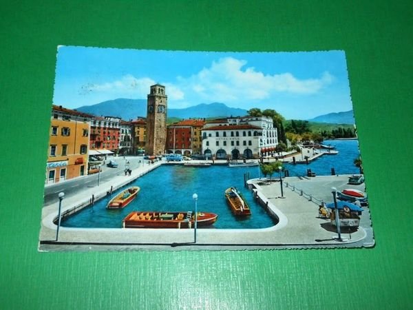 Cartolina Lago di Garda - Riva - Scorcio panoramico 1959