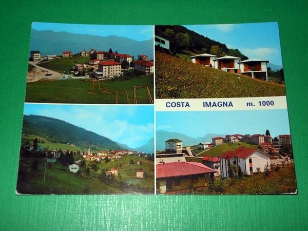 Cartolina Costa Imagna ( Bergamo ) - Vedute diverse 1972