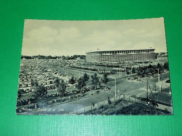 Cartolina Milano - Stadio di San Siro 1963