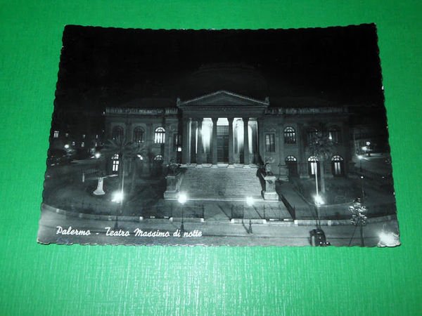 Cartolina Palermo - Teatro Massimo 1959