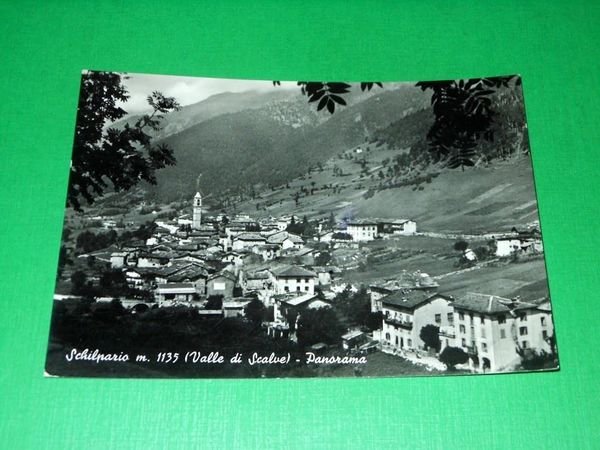 Cartolina Schilpario - Valle di Scalve - Panorama 1952