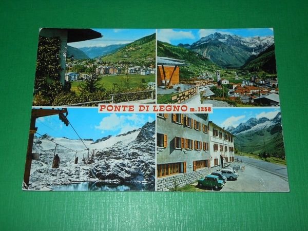Cartolina Ponte di Legno - Vedute diverse 1972