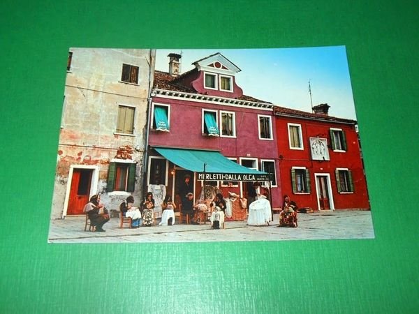 Cartolina Burano ( Venezia ) - "Dalla Olga" Merletti d' … | Immagine principale