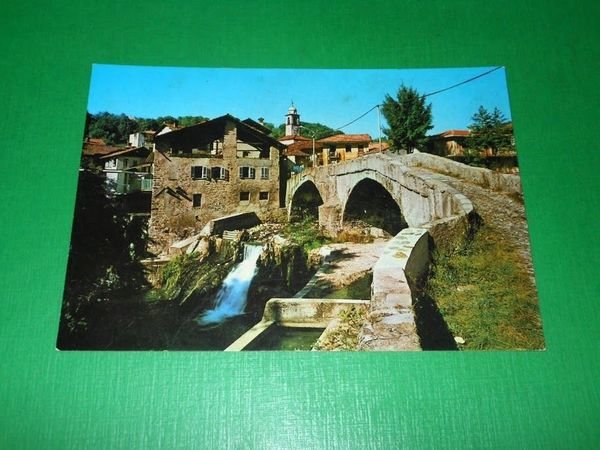 Cartolina Valduggia - Ponte Medioevale 1981