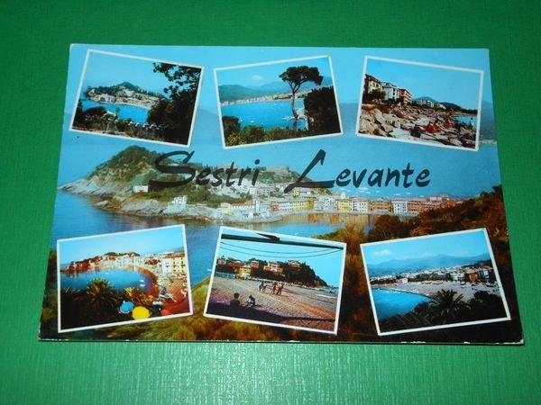 Cartolina Sestri Levante - Vedute diverse 1965