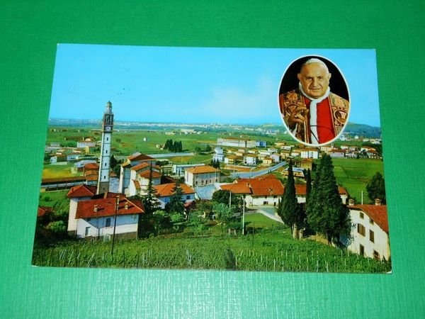 Cartolina Sotto il Monte Giovanni XXIII - Panorama 1974