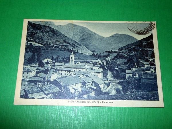 Cartolina Pietraporzio ( Cuneo ) - Panorama 1941