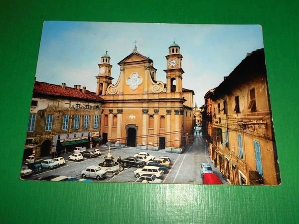 Cartolina Novi Ligure - Piazza M. Dellepiane - Il Duomo …