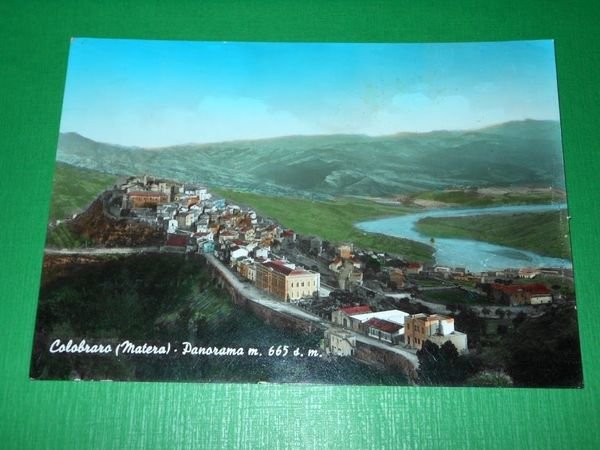 Cartolina Colobraro ( Matera ) - Panorama 1972