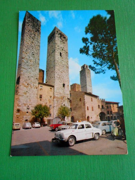 Cartolina Città di San Gimignano ( Siena ) - Piazza …