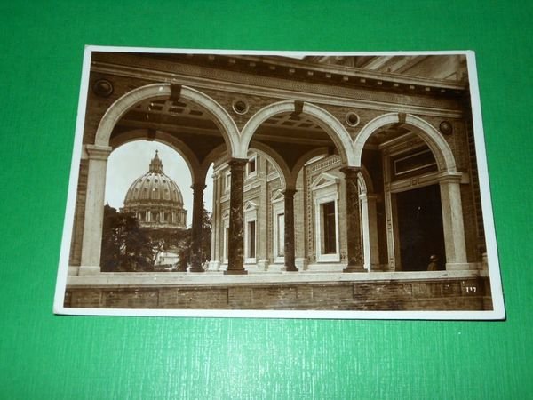 Cartolina Città del Vaticano - Loggia della Pinacoteca 1941