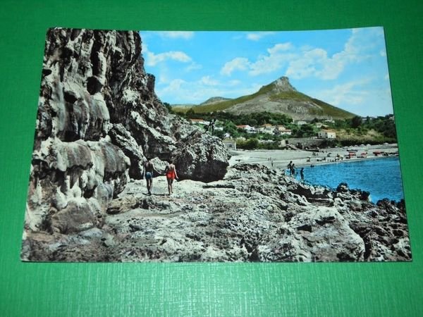 Cartolina Maratea ( Potenza ) - Spiaggia di Fiumicello 1962