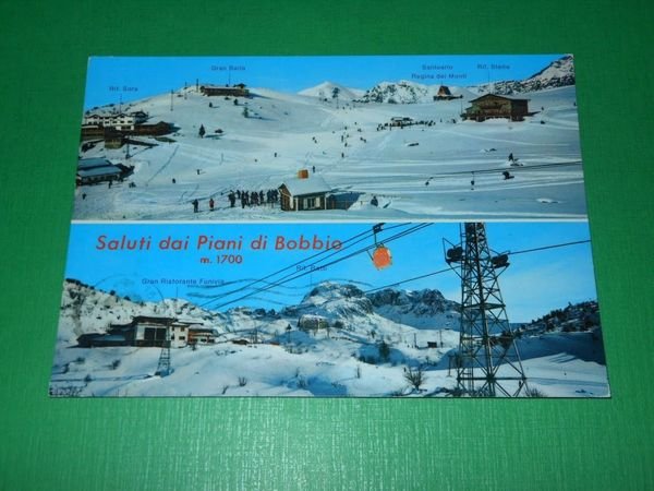 Cartolina Piani di Bobbio - Barzio Valsassina 1974