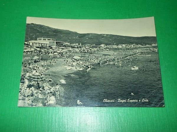 Cartolina Chiavari - Bagni Esperia e Lido 1960 ca
