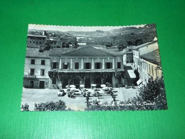 Cartolina Bagni di Casciana - Le Terme 1953