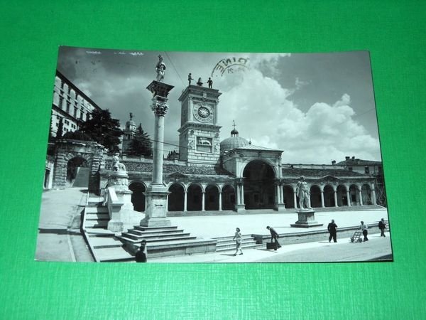 Cartolina Udine - Piazza Libertà - Loggia S. Giovanni 1958