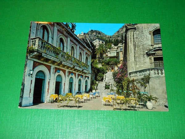 Cartolina Taormina - Salita Serrania con il Wonderbar e l' …